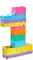 Rainbow Number 1 Pinata for 1st Birthday Party Decorations, Fiesta, Cinco de Mayo, Anniversary Celebration (Small, 16.5 x 11 x 3 Inches)
